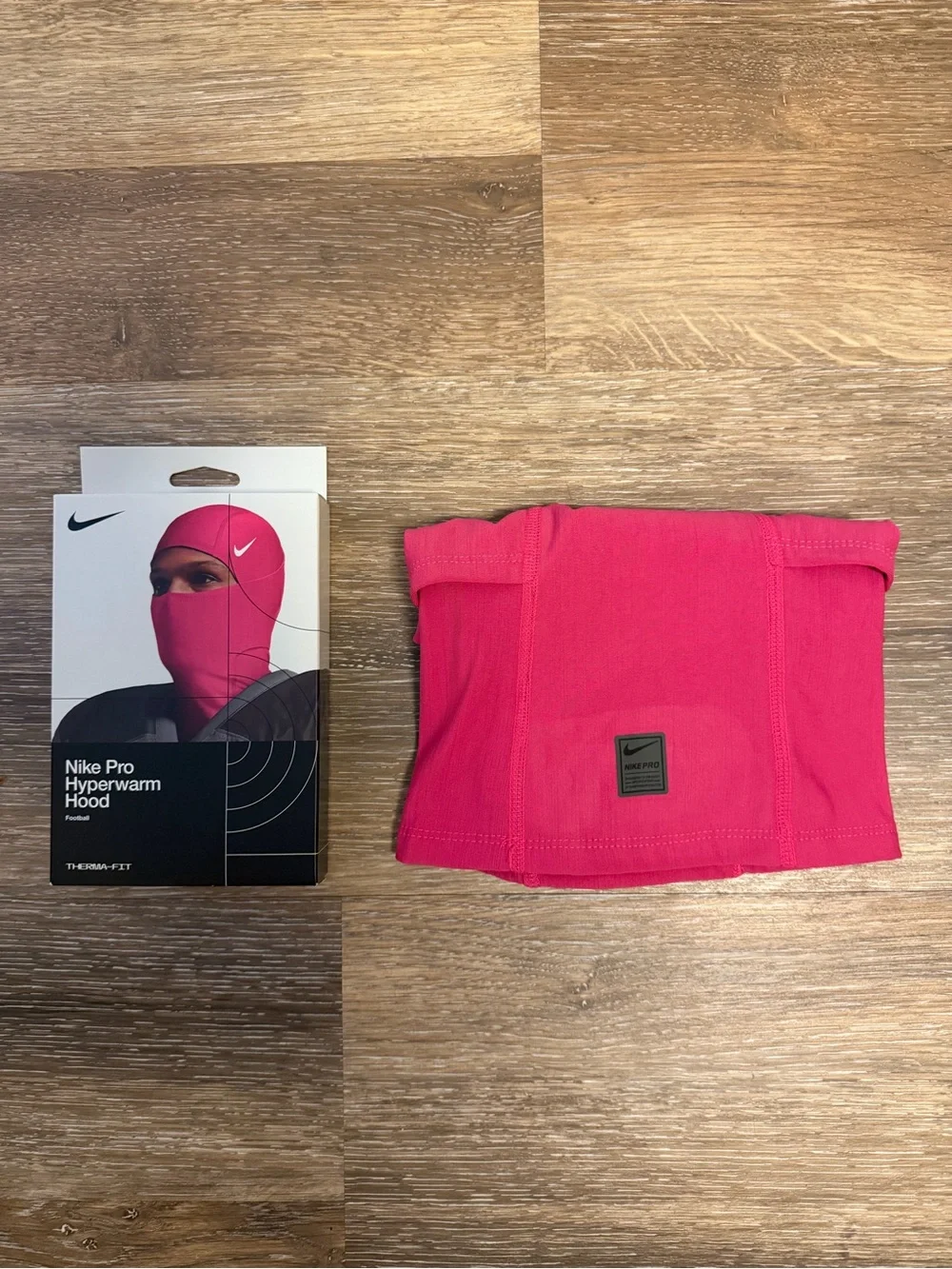 Nike Pink Pro Hyperwarm Hood